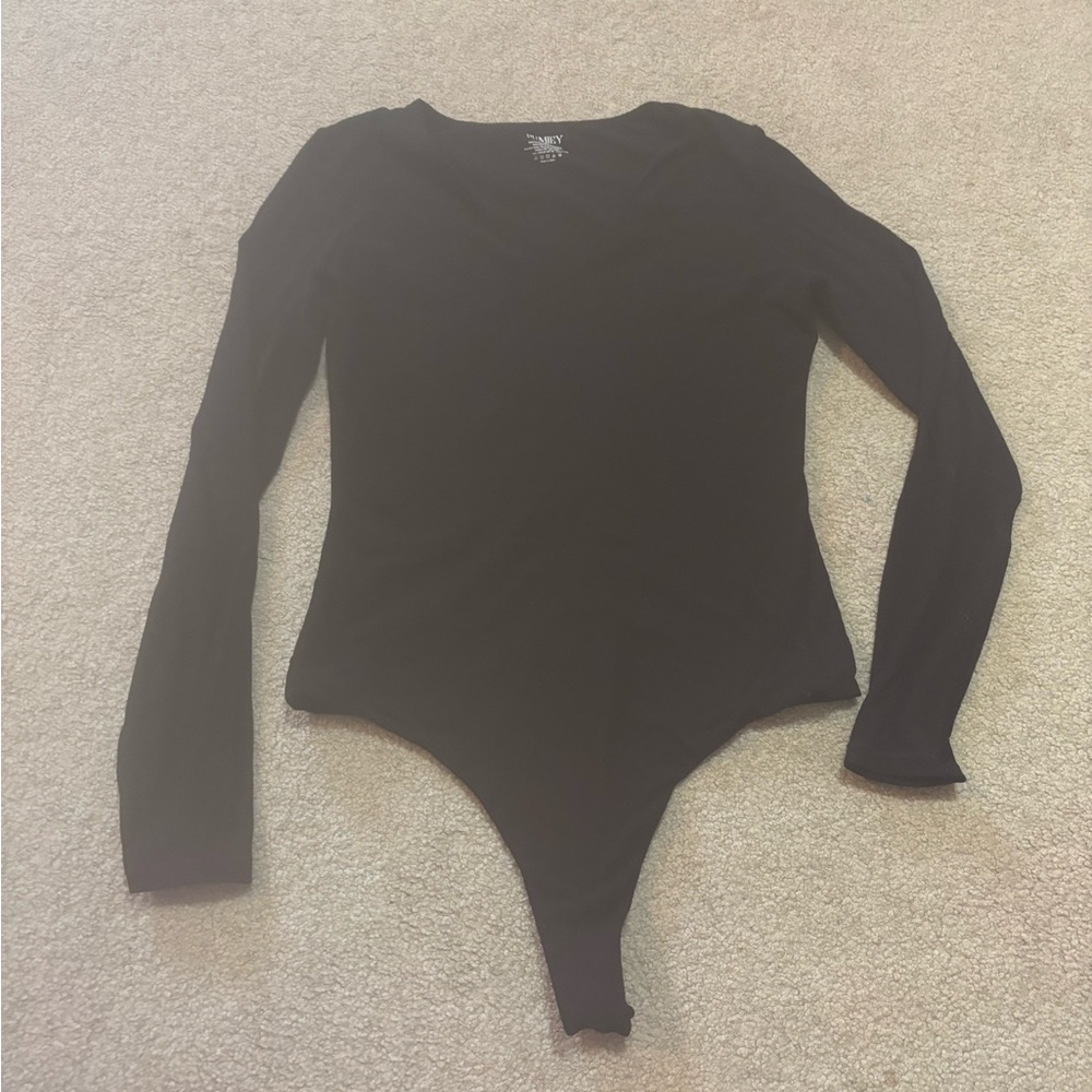 Black Long Sleeve Bodysuit